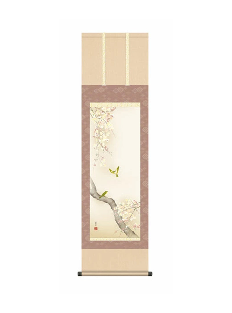 西尾香悦(三美会) 桜に小鳥 尺三