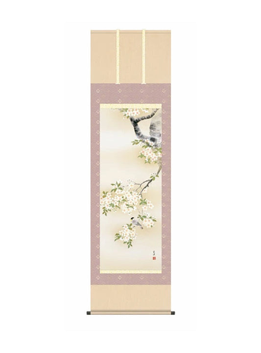 近藤玄洋(幸洋会) 桜に小鳥 尺五