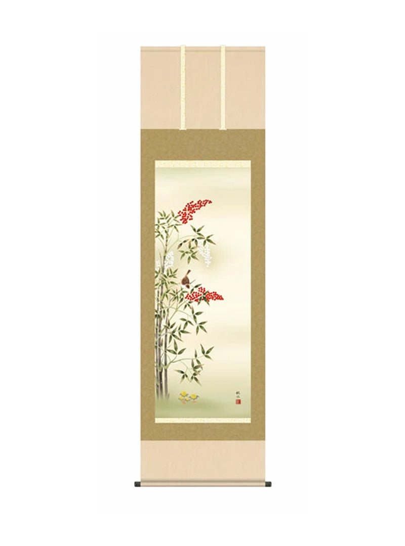 浮田秋水(草夕会) 南天福寿 尺五