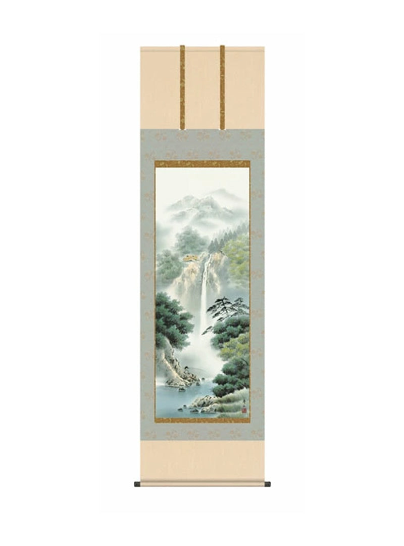 鈴村秀山(三美会) 幽山渓谷 尺五