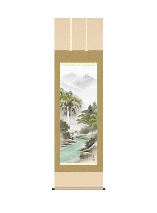 伊藤渓山(三美会) 山河望郷 尺五