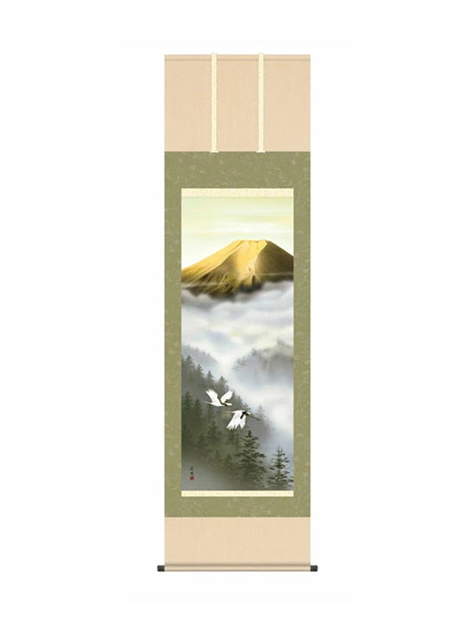有馬荘園(清瀧会) 禽富士飛翔 尺五