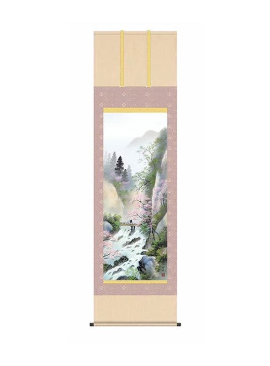 小林秀峰(趣粋会) 春招情景 尺五