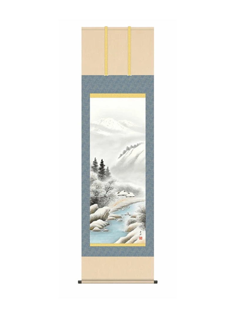 小林秀峰(趣粋会) 深雪情景 尺五