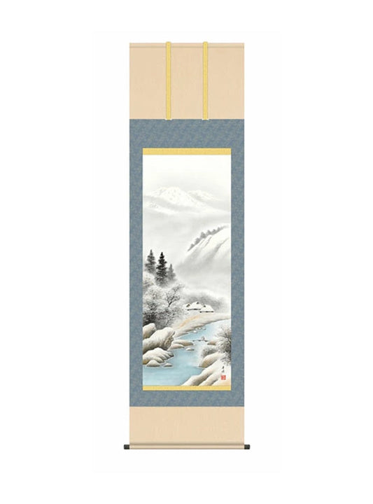 小林秀峰(趣粋会) 深雪情景 尺五