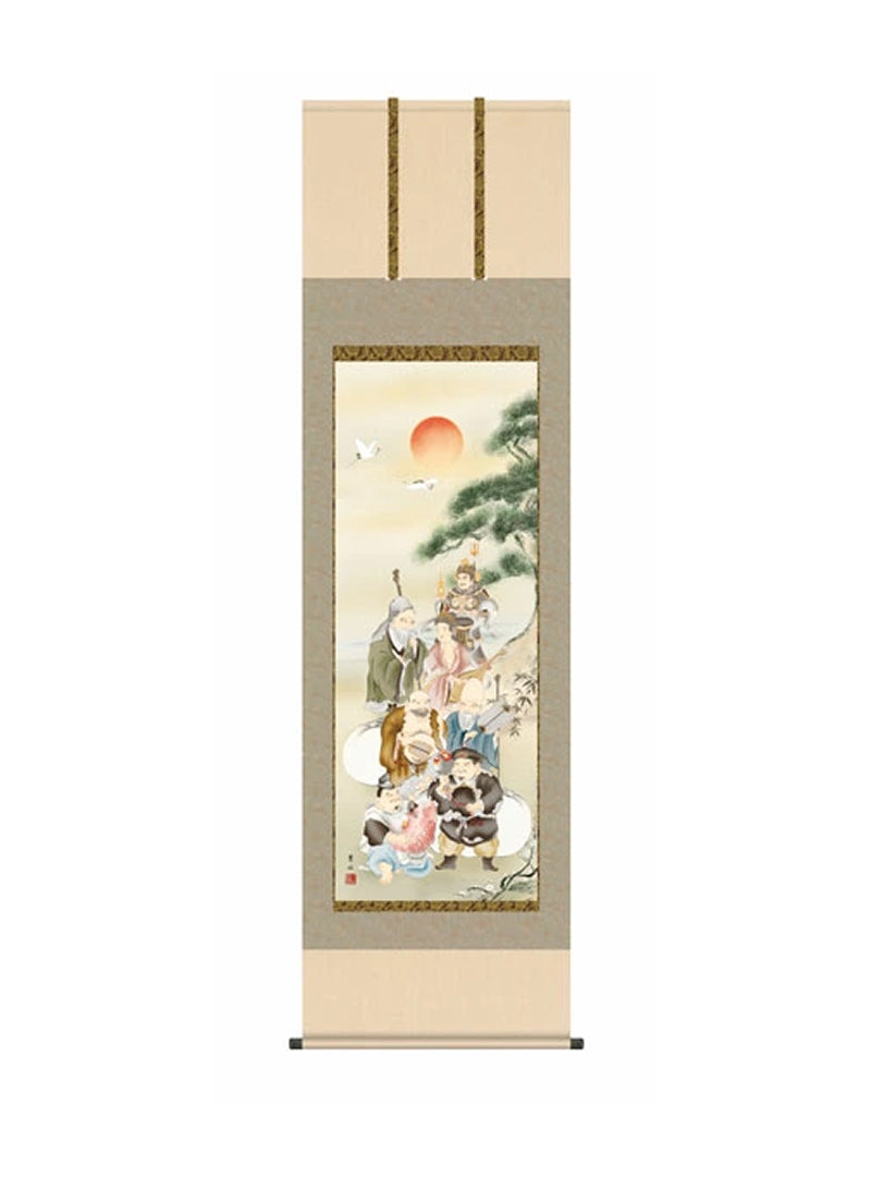 緒方葉水(清瀧会) 七福神 尺五