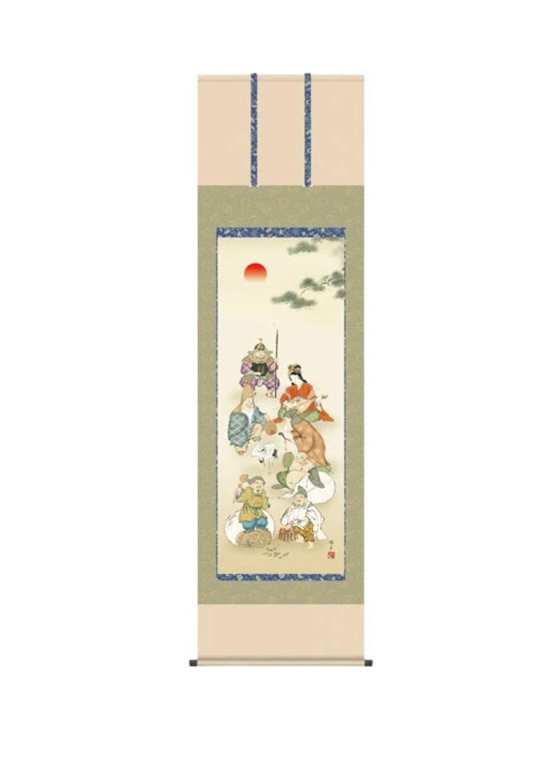 鵜飼雄平 七福神 尺五