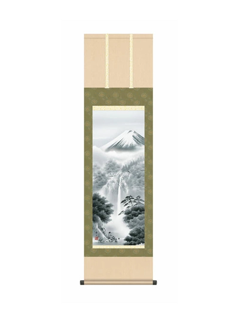 鈴村秀山(三美会) 富士幽谷 尺三