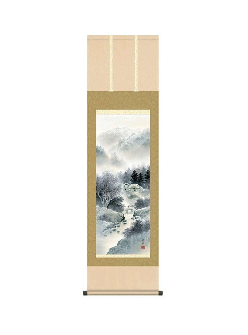 中山雪邨(三美会) 雄峰水明 尺三