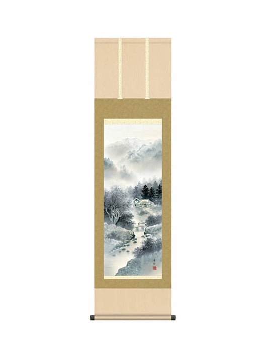 中山雪邨(三美会) 雄峰水明 尺三