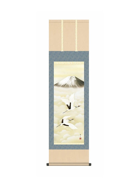 鈴村秀山(三美会) 霊峰飛鶴 尺三