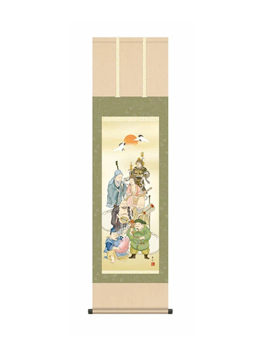 緒方葉水(清瀧会) 七福神 尺三