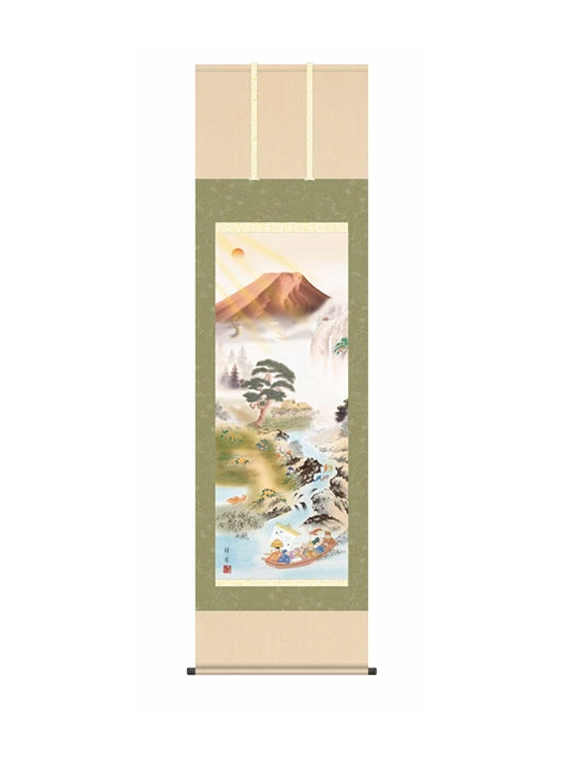 山本祥園(草夕会) 開運万全図 尺三