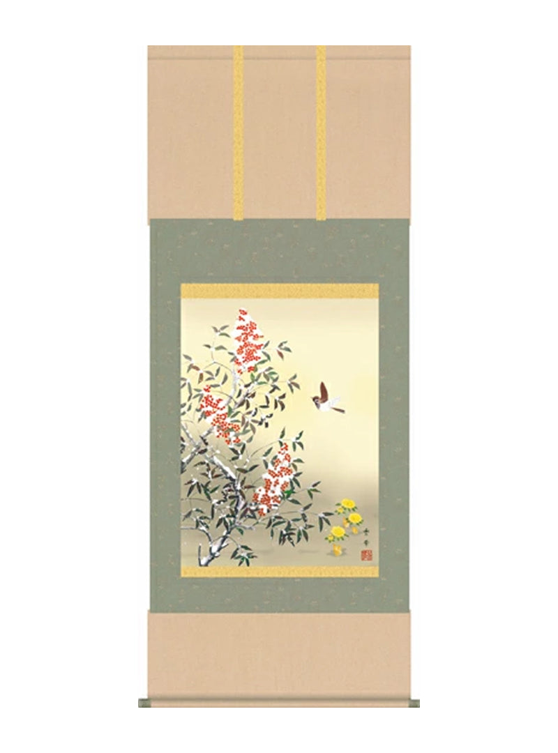 野川秀華 鳥南天福寿 尺五