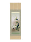 近藤玄洋 朝顔に鶺鴒(夏の花鳥) 尺五