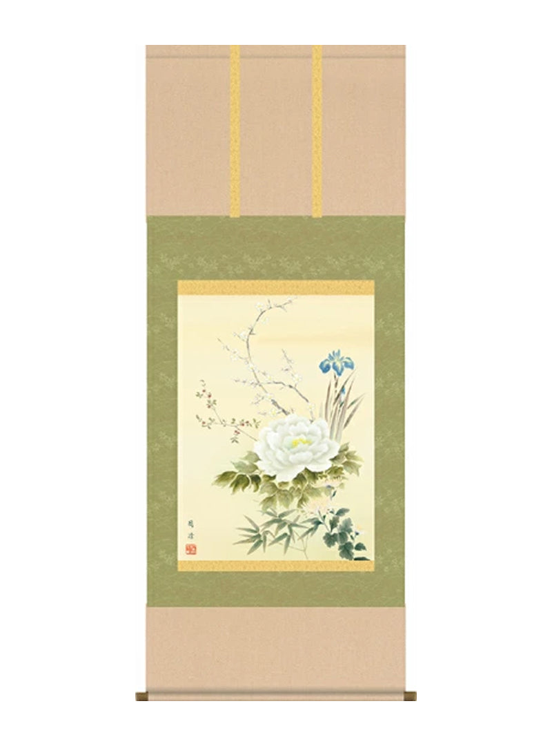 高畠周峰 鳥四季 尺五