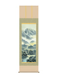 江本修山 彩色山水 尺五