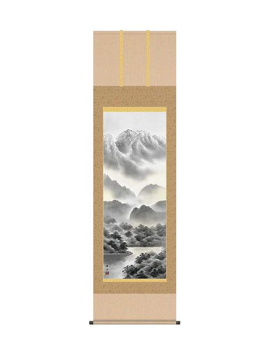 江本修山 幽山水明 尺五