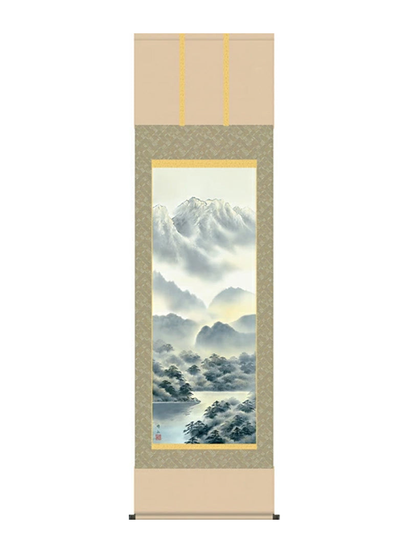 江本修山 山水彩色山水 尺五