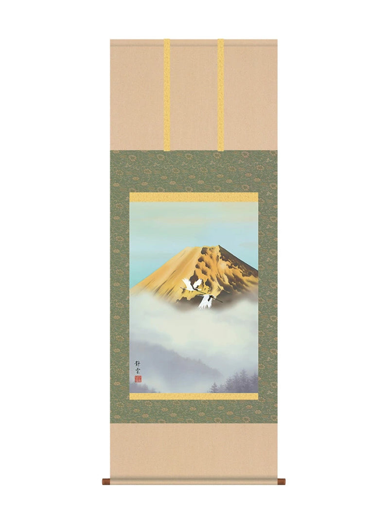 佐藤静雲 輝金富士 尺五
