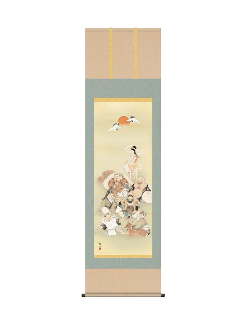 榎本東山 七福神 尺五