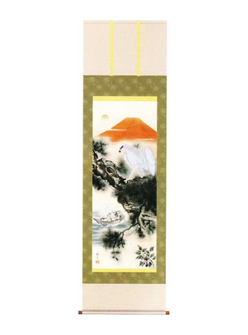 小倉錦雲 吉祥初夢満願図 尺五