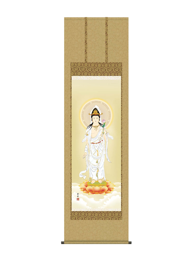 阿部静雅 白衣観音 尺五