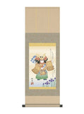 美原如舟 縁起武者 ミニ掛軸