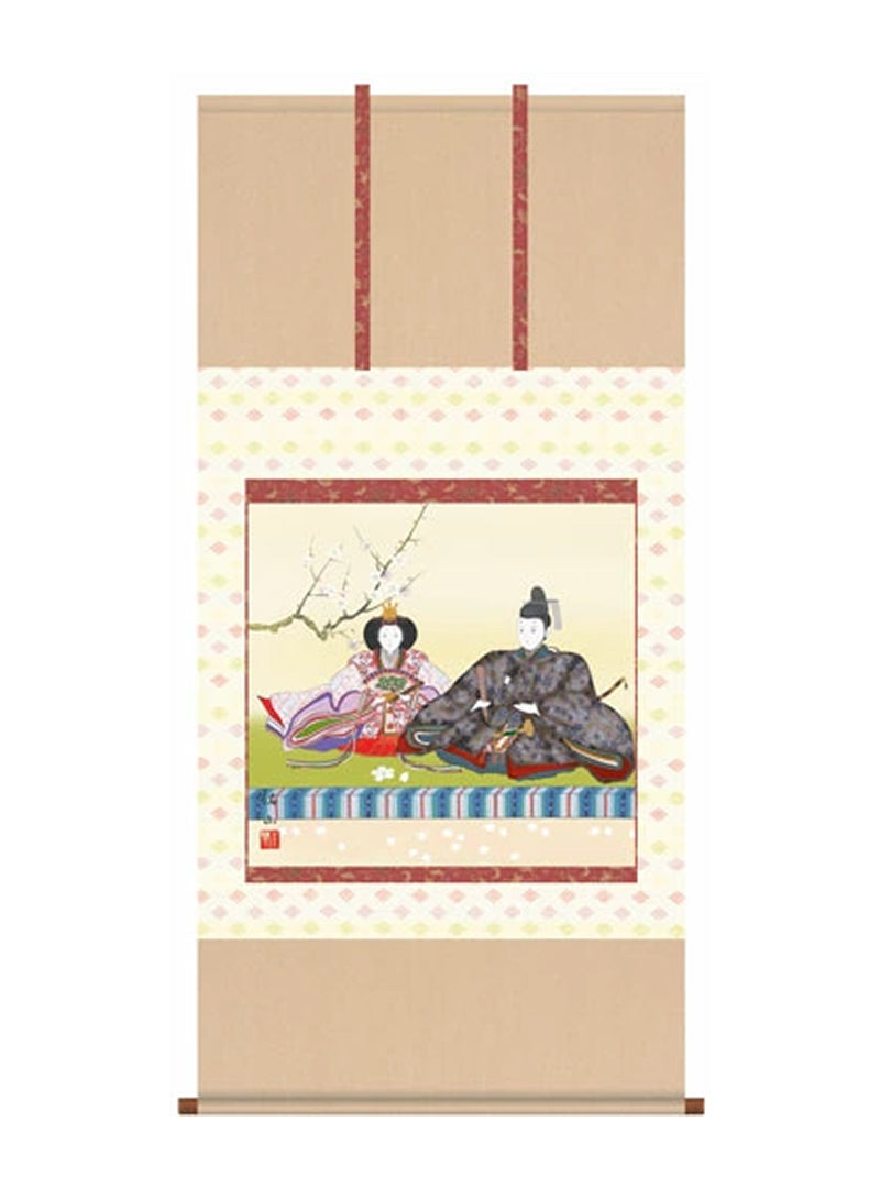 奥居佑山 お雛さま段雛 尺八