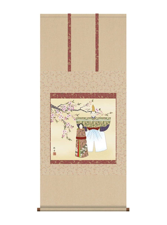 長江桂舟 お雛さま雛人形立雛 尺五