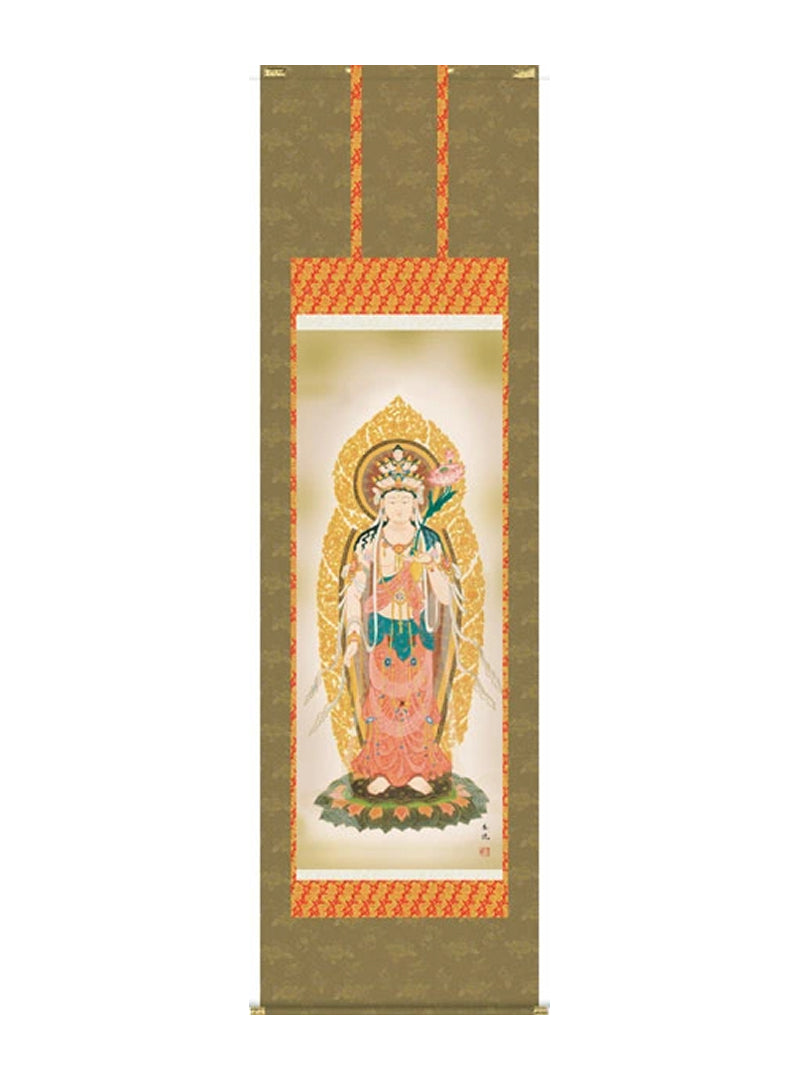 西尾香悦 仏書画聖観音 尺五