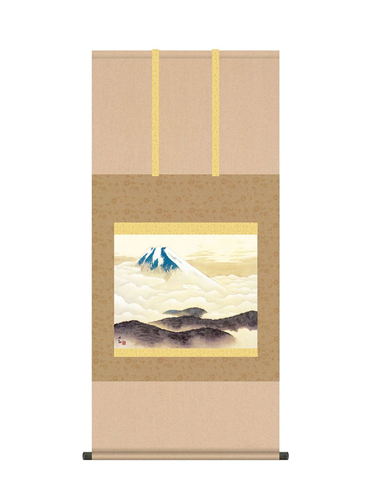 横山大観 霊峰不二 尺五