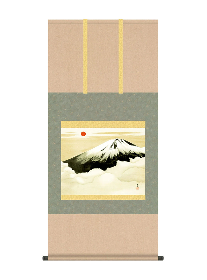 横山大観 霊峰不二 尺五