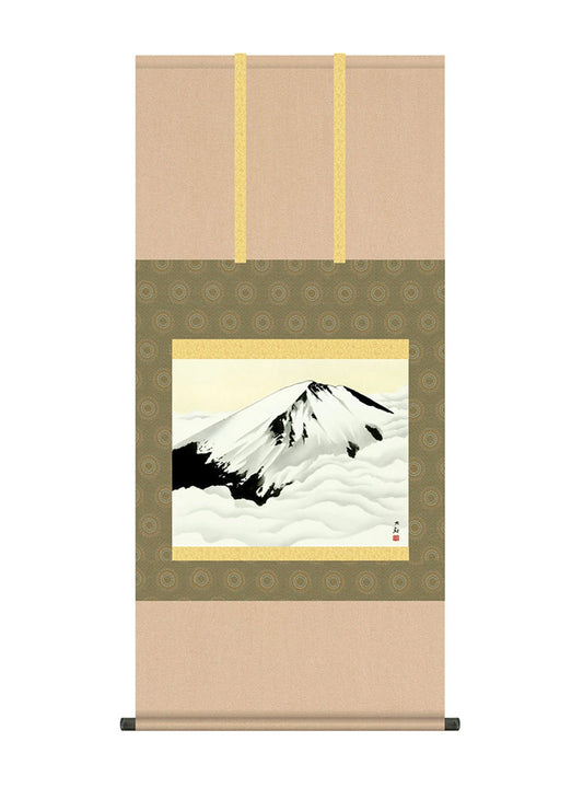 横山大観 富士聳ゆ 尺五