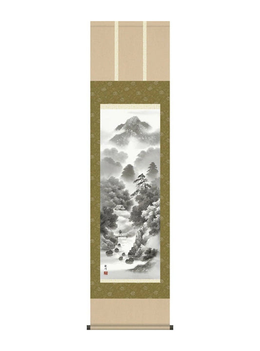 山村観峰 枯淡愁景 尺三