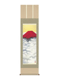 鈴村秀山 赤富士 尺三