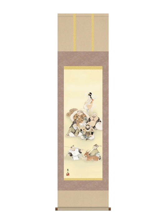 榎本東山 七福神 尺三