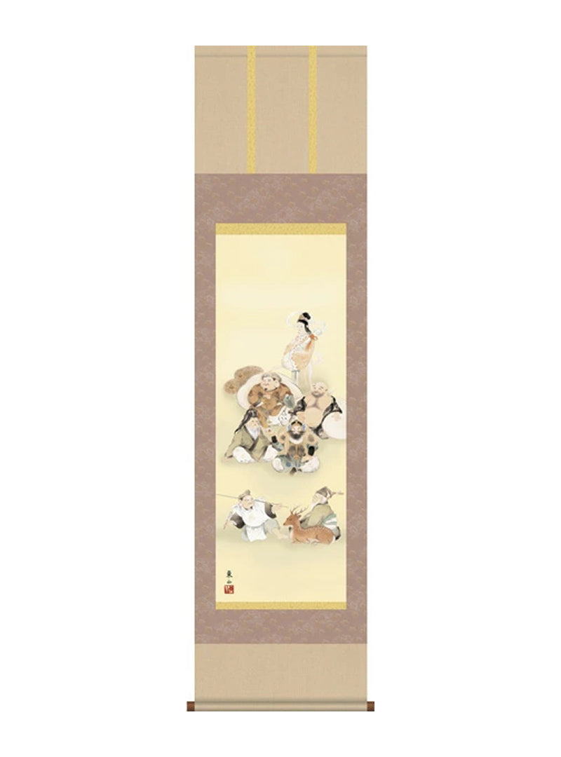 榎本東山 七福神 尺三