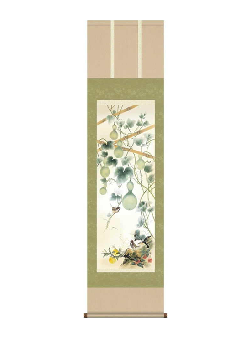伊藤翔風 開運六瓢息災図 尺三