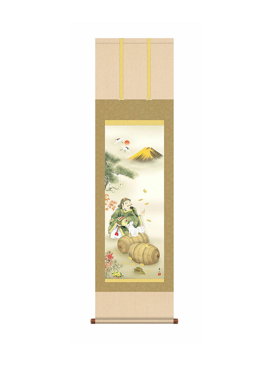 榎本東山 縁起兎大黒天 尺三