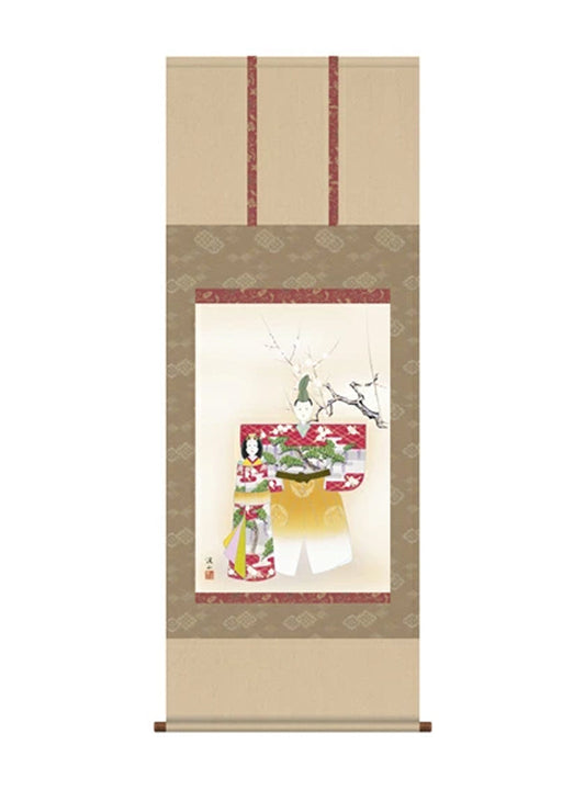 伊藤渓山 お雛さま立雛 尺五