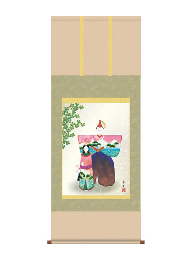 野川秀華 お雛さま立雛 尺五